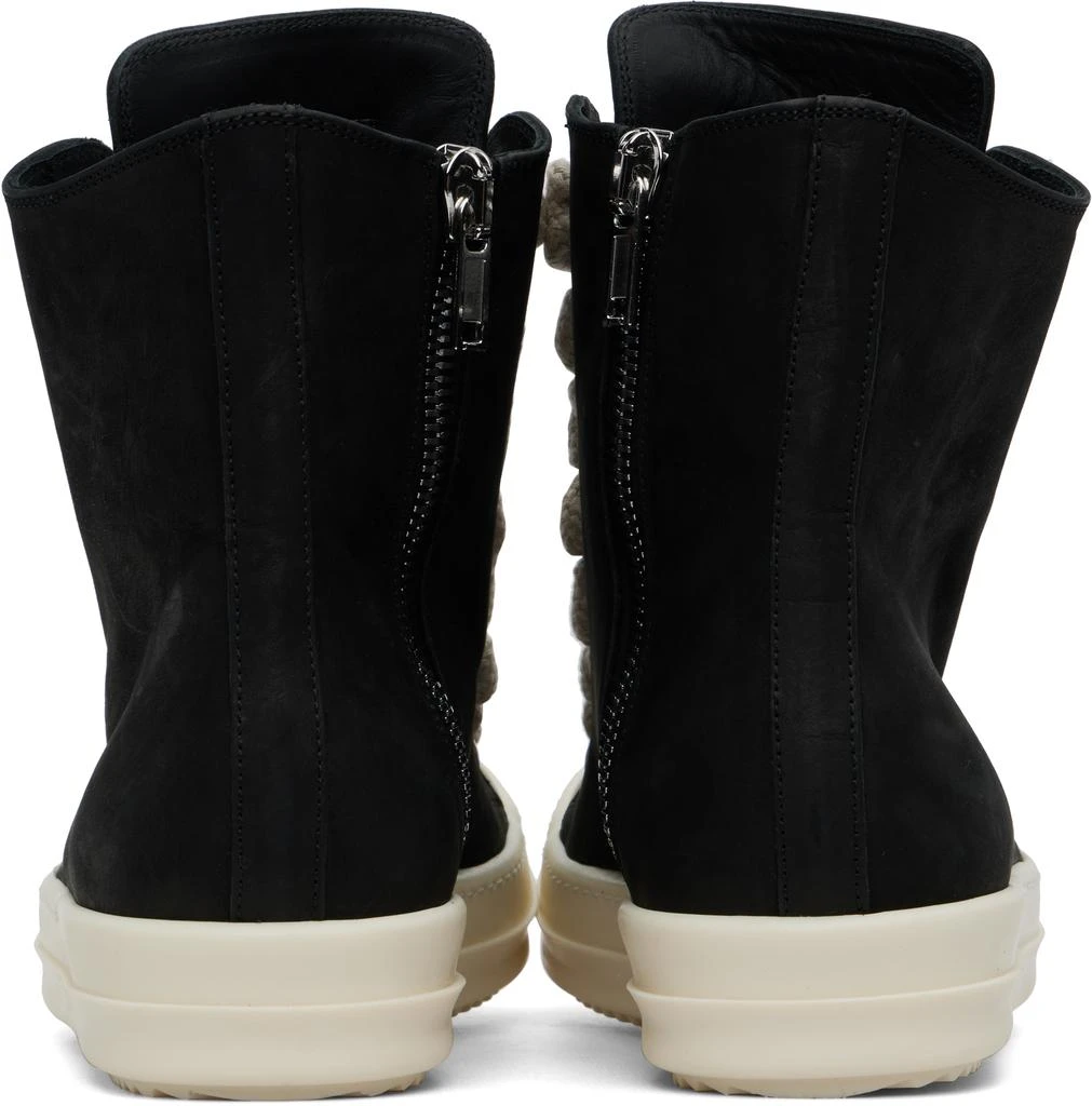 Rick Owens Black Concordians Jumbolace Sneakers 2