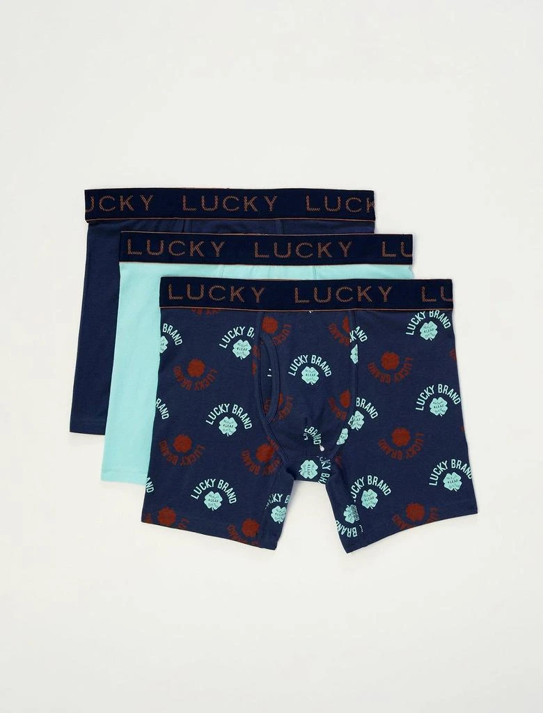 Lucky Brand Lucky Brand 3 Pack Stretch Boxer Briefs 1