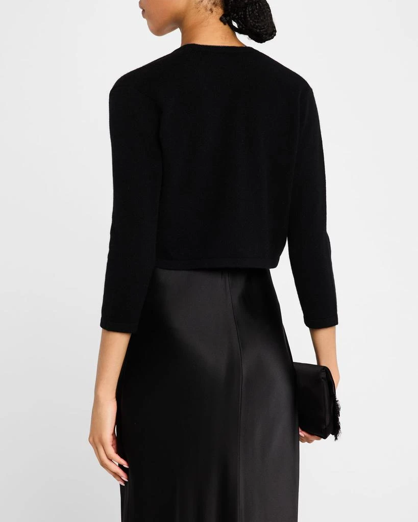 Neiman Marcus Cashmere Chain-Trim Shrug 3