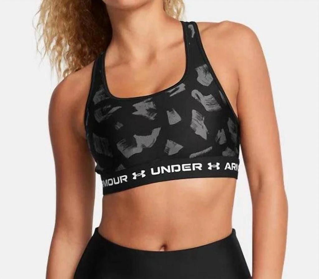 Under Armour Under Armour - Women's Crossback Mid Print Sports Bra 1