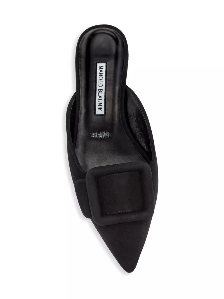 Manolo Blahnik Maysale Suede Flats 5