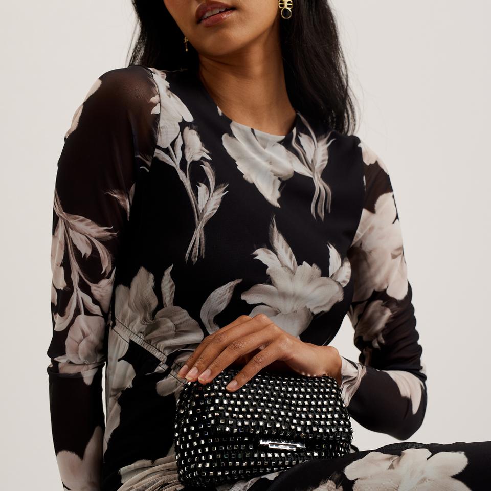 Ted Baker London Ted Baker Glitszi Sequin-Embellished Crossbody Bag