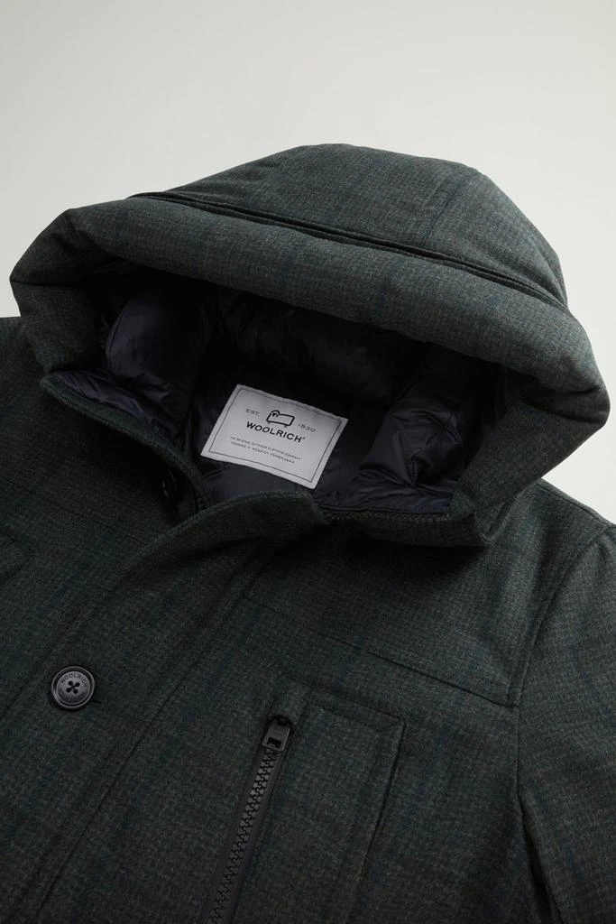 Woolrich Arctic Parka in Recycled Italian Wool-Blend Fabric - Men - Green 6