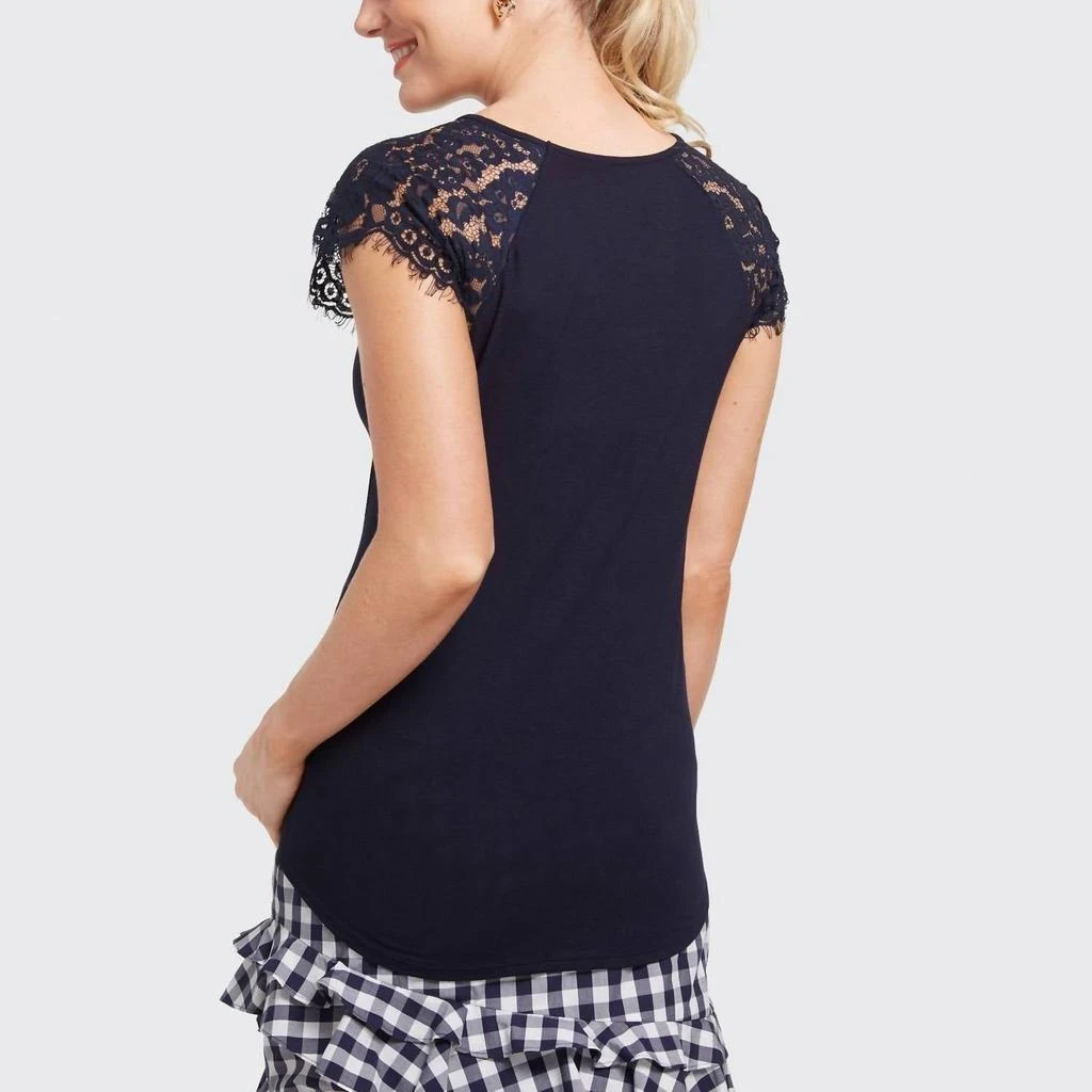 Draper James Draper James - Lace Shoulder Tank Top 2