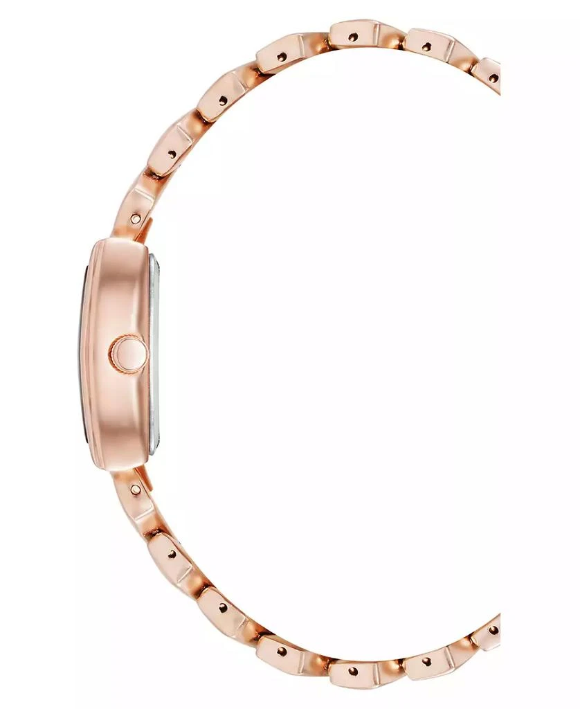 Anne Klein Women's Quartz Herringbone Rose Gold-Tone Alloy Metal Bracelet Watch 2