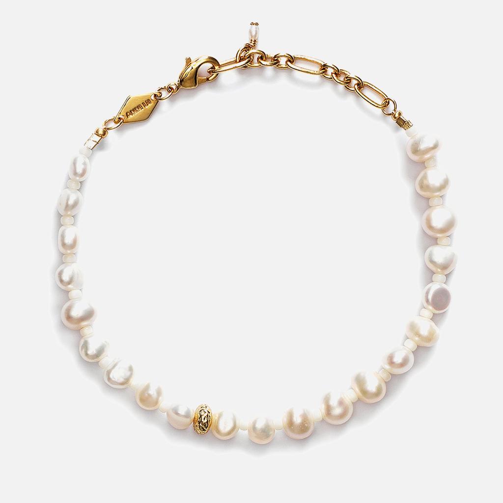 Anni Lu Anni Lu Stellar Pearly 18-Karat Gold Plated and Freshwater Pearl Bracelet