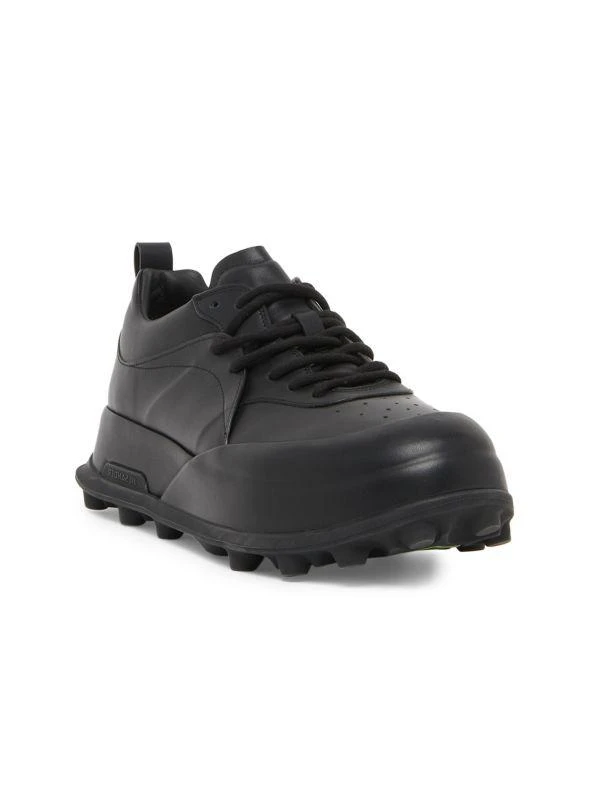 Jil Sander Leather Lace-Up Cleats 2