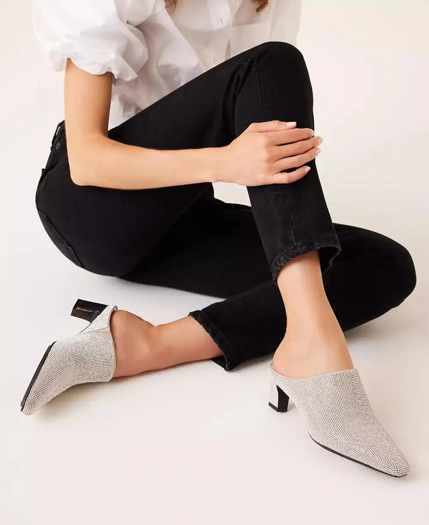 Anne Klein Women's Sabrine Kitten Heel Dress Mules 15