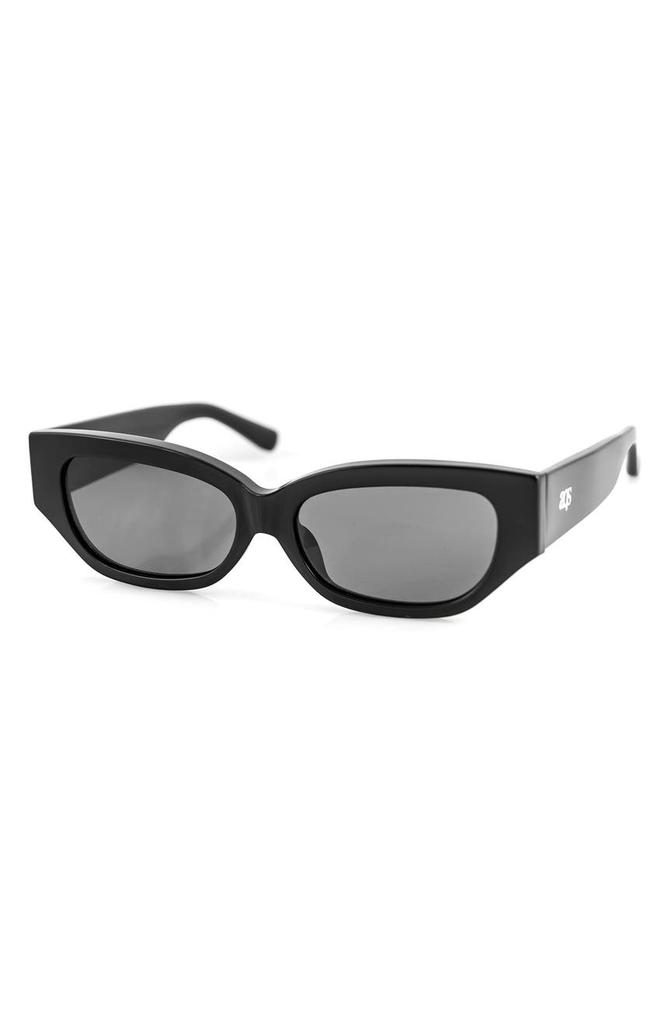 AQS Lucia 55mm Polarized Cat Eye Sunglasses