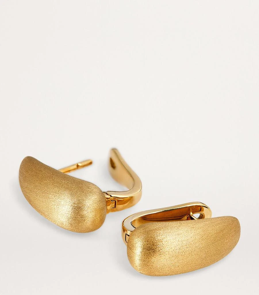 Emily P. Wheeler Yellow Gold Holly Huggie Earrings 6
