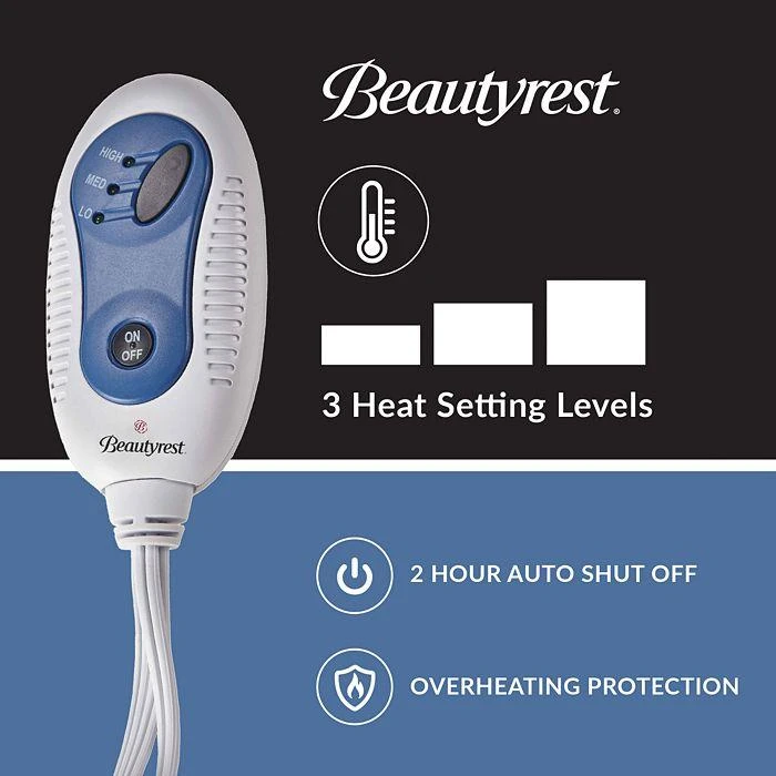 Beautyrest Plush Heated Throw, 60" x 70" 4