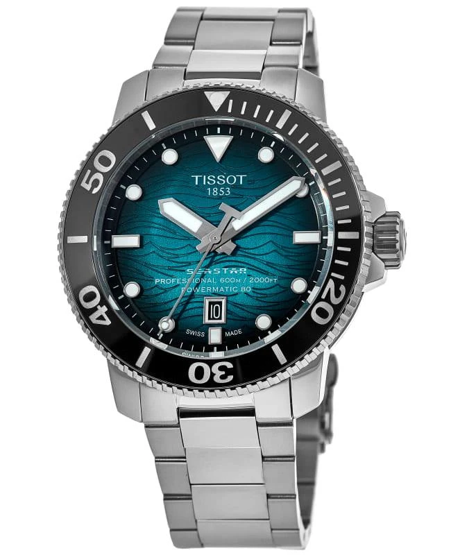 Tissot Tissot Seastar 2000 Professional  Automatic Blue Gradient Dial Steel Men's Watch T120.607.11.041.00 1