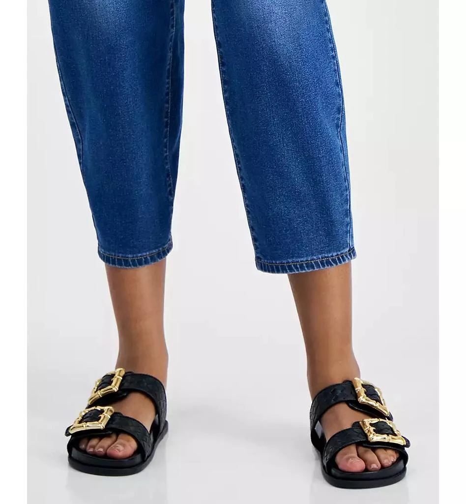Gogo Jeans Juniors' High Rise Cropped Barrel Jeans 6