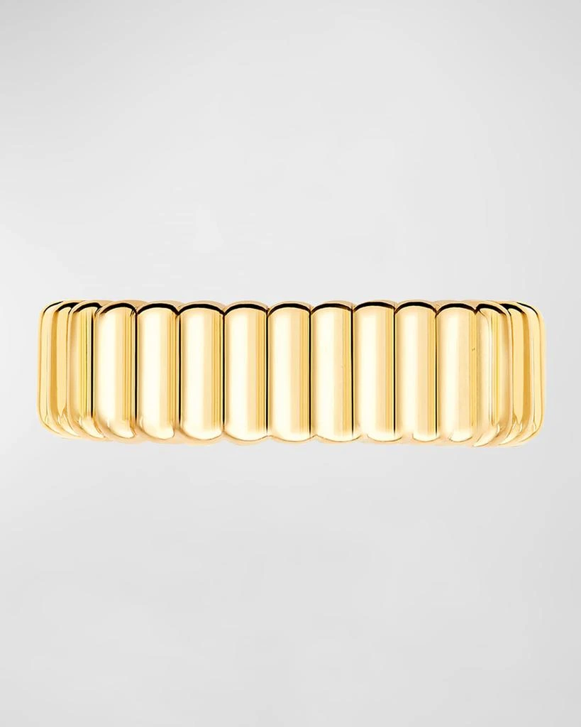 Boucheron Quatre 18K Yellow Gold Grosgrain Single Clip Earring 3