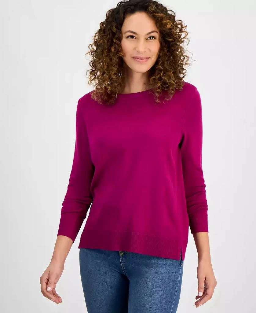 Style & Co Petite Crewneck Sweater, Created for Macy's 1