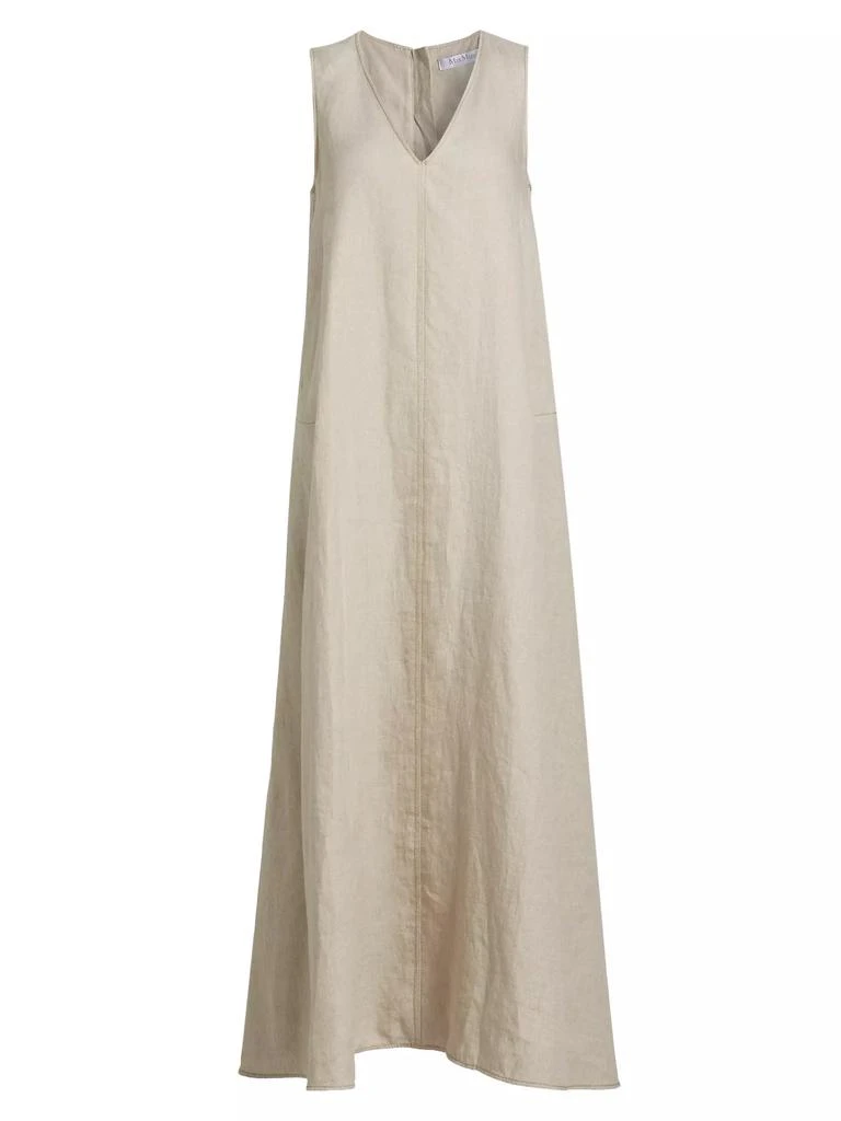 Max Mara Simeone Linen Maxi Dress 1
