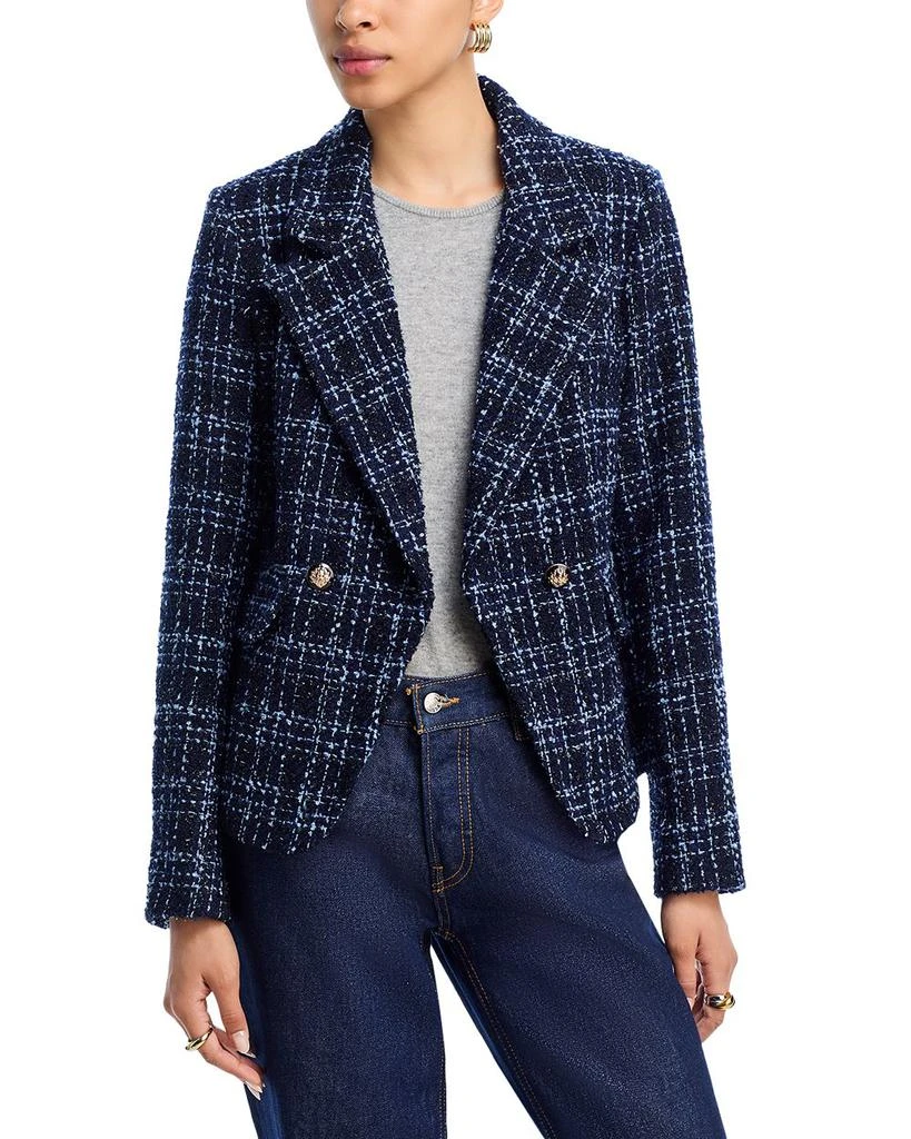 AQUA Tweed Double Breasted Blazer - Exclusive 1