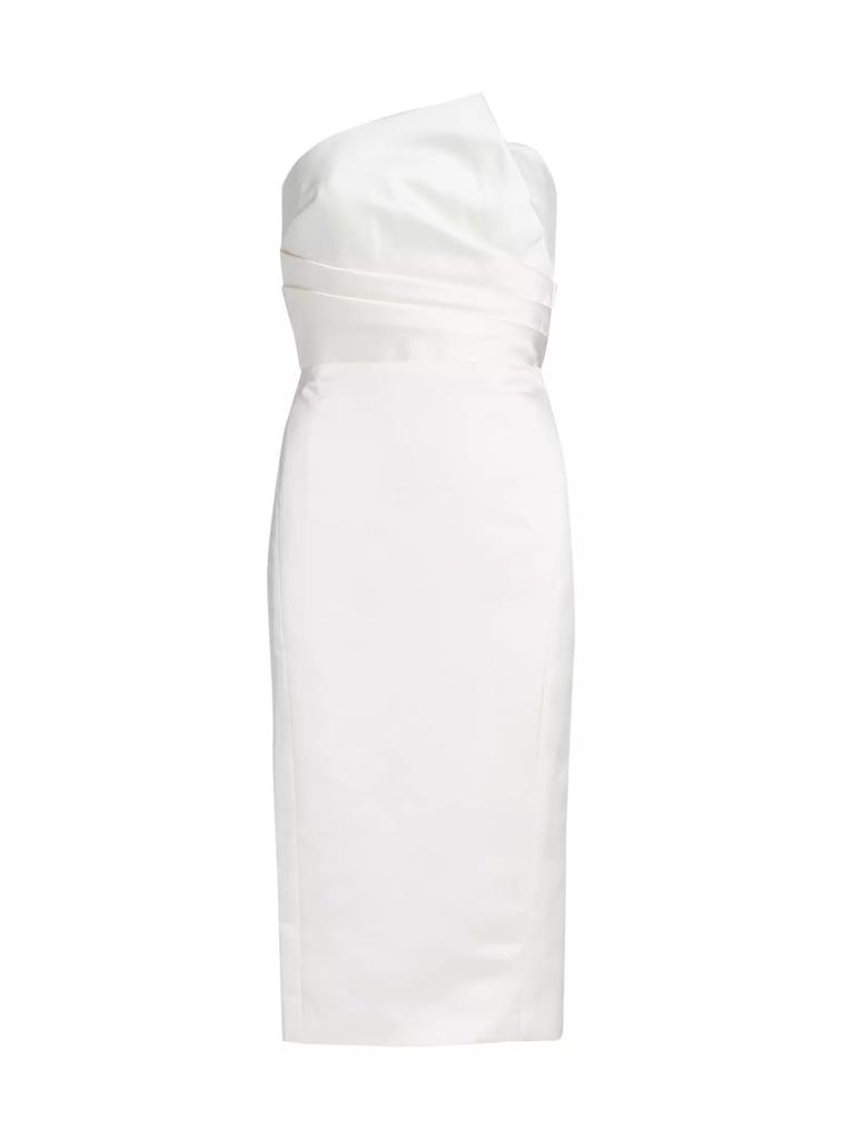 Amsale Strapless Slim Dress
