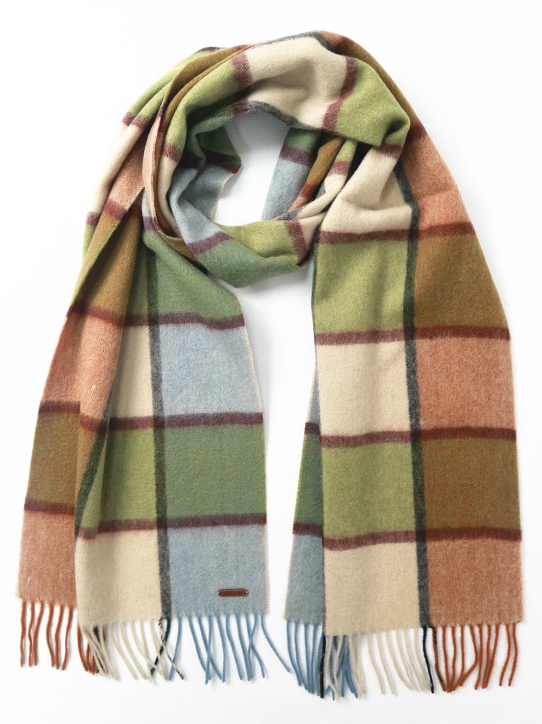 Hortons England Hortons England 100% Lambswool \'Hexham\' Scarf - Patch Check