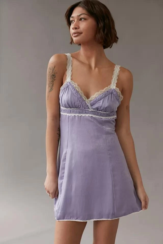 Urban Outfitters UO Ginny Lace Trim Slip Dress 4