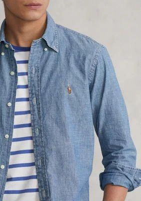 Ralph Lauren Ralph Lauren Classic Fit Indigo Chambray Shirt%09 3