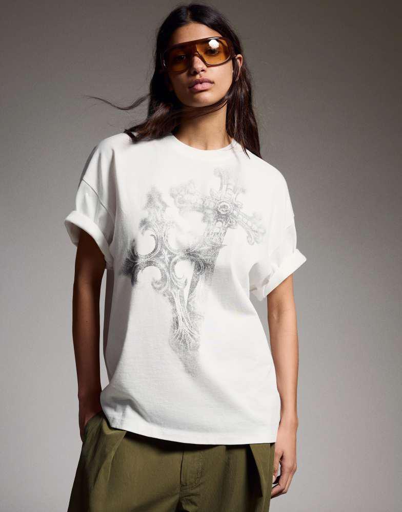 トップス Carne Bollente Souvenirs from Paris Shop Souvenirs From Paris T-shirt Allover CARNE BOLLENTE on Sale