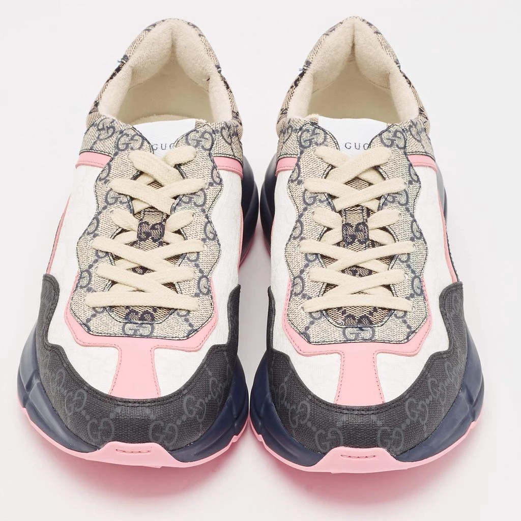 Gucci Gucci Multicolor GG Supreme Canvas Rhyton Sneakers Size 40 3