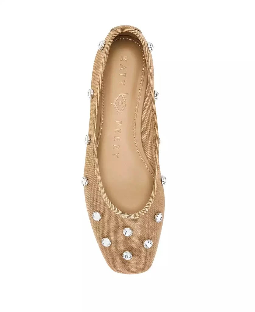 Katy Perry Women's High Rise Crystal Ballet Flats 8