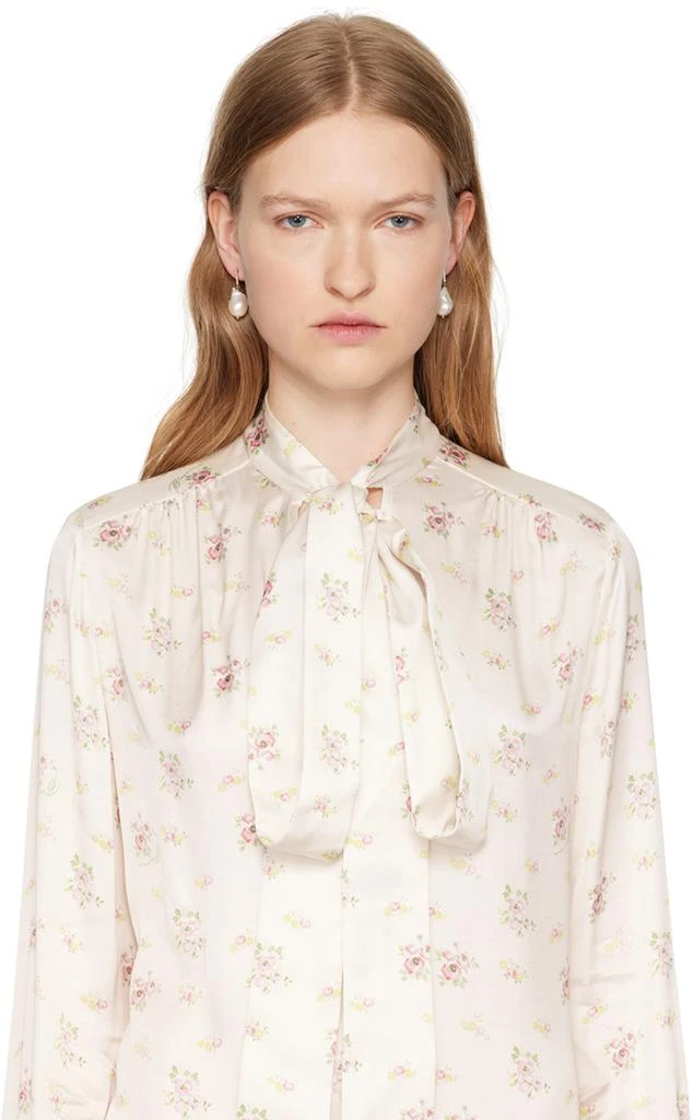 MATEO White Diamond Bar Baroque Pearl Earrings 3