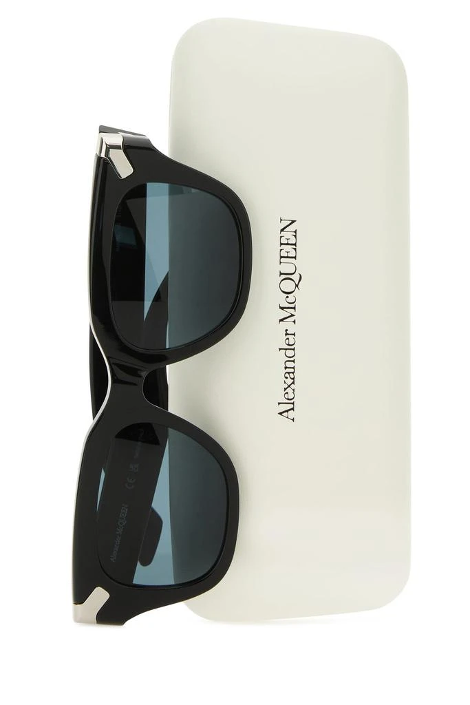 Alexander Mcqueen Black acetate Punk Rivet sunglasses 2