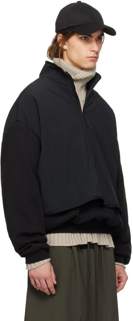 Fear of God ESSENTIALS Black Mock Neck Sweatshirt 2