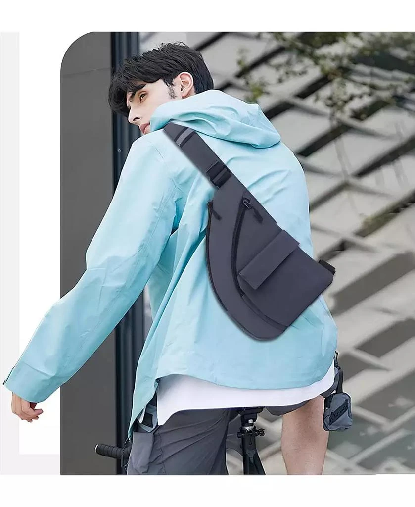 Urbanmax Anti Theft Travel Bag, Crossbody Bags Chest Sling Bag Purses for Women Men Black Right 7