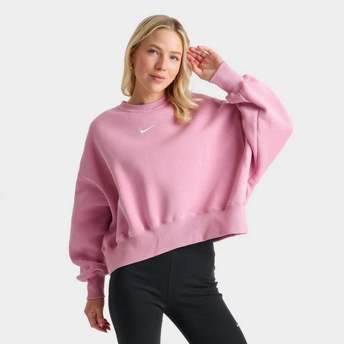 NIKE Women's Nike Sportswear Phoenix Fleece Oversized Crewneck Sweatshirt 1