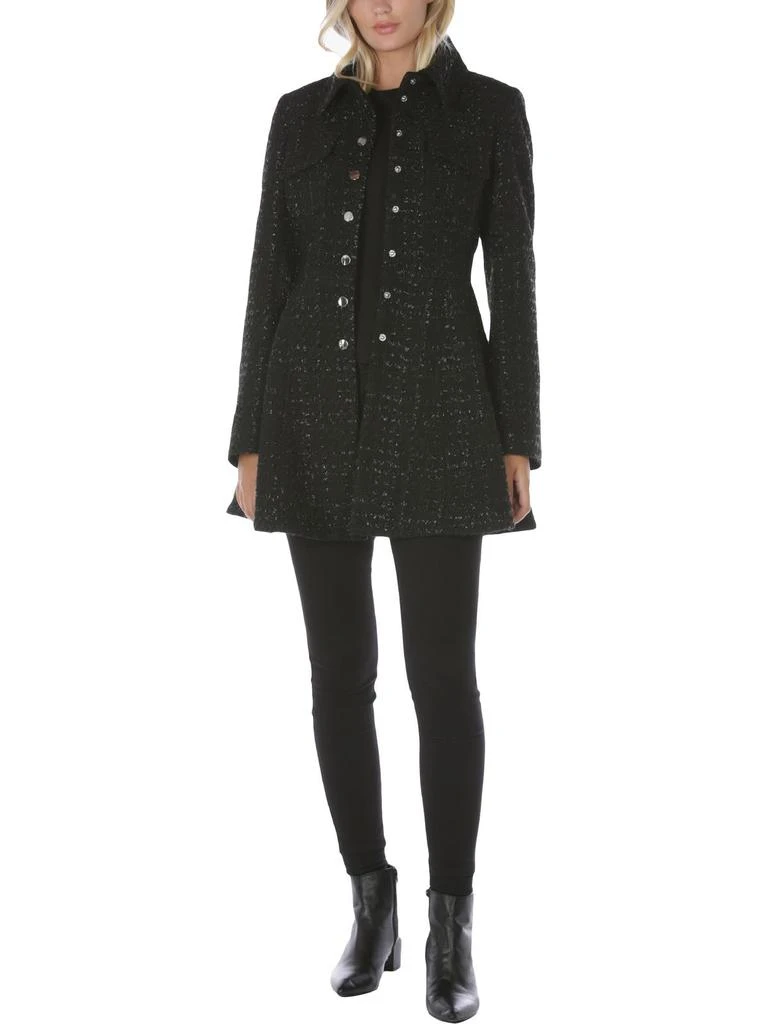 Laundry by Shelli Segal Womens Midi Peplum Wool Coat 1