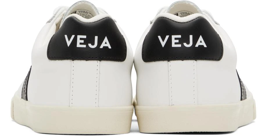 Veja White & Black Esplar Logo Sneakers 2