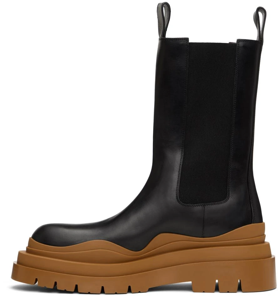 Bottega Veneta Black Tire Chelsea Boots 3