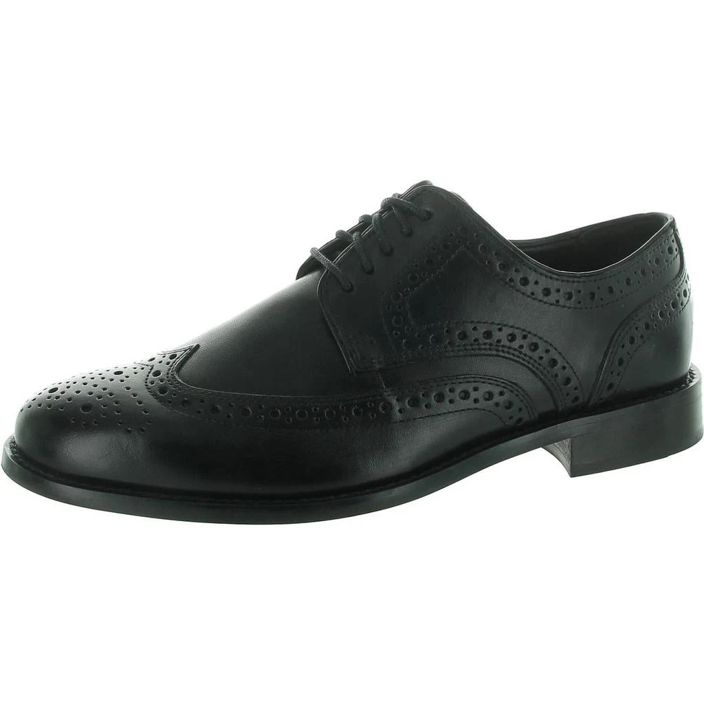 Nunn Bush Nelson Mens Leather Wingtip Derby Shoes 1