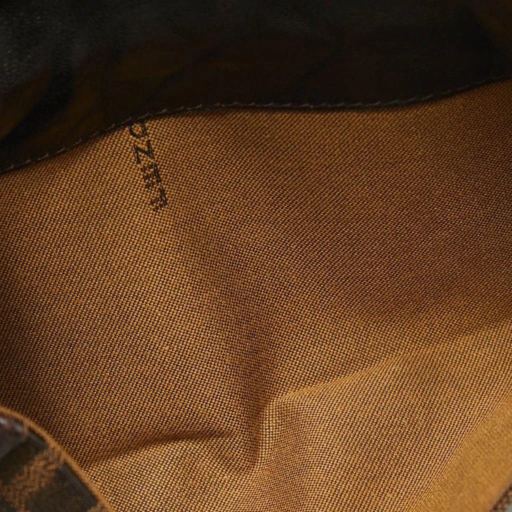 Fendi Fendi Tobacco Zucca Canvas and Leather Spy Continental Wallet 5