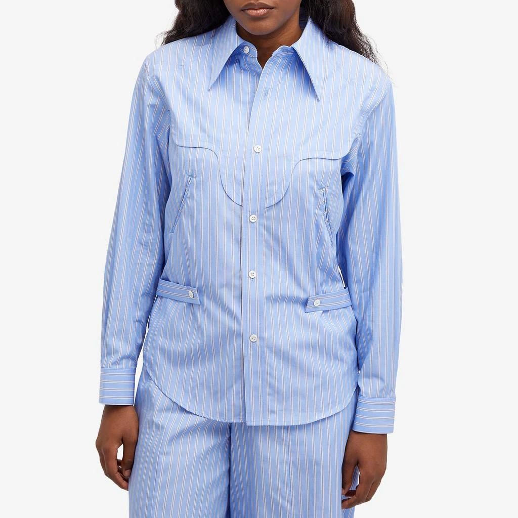 TOGA ARCHIVES TOGA Stripe Cotton Shirt Small - Shirts - BeyondStyle