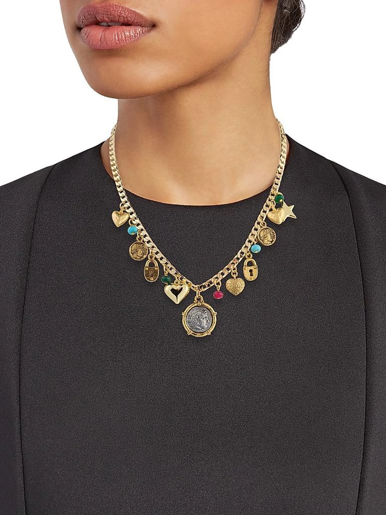 Shashi Ethereal 14K-Gold-Plated Charm Necklace 2