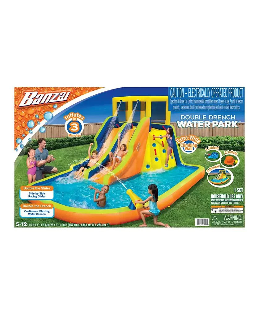 Banzai Double Drench Water Park Outdoor Toy 3