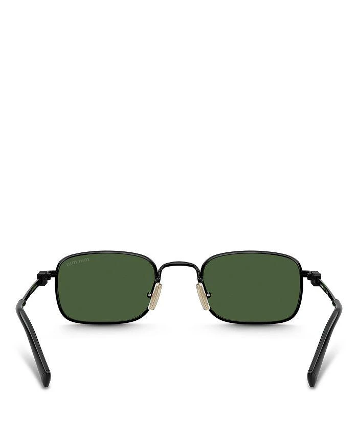Miu Miu Regarde Rectangle Sunglasses, 49mm 4