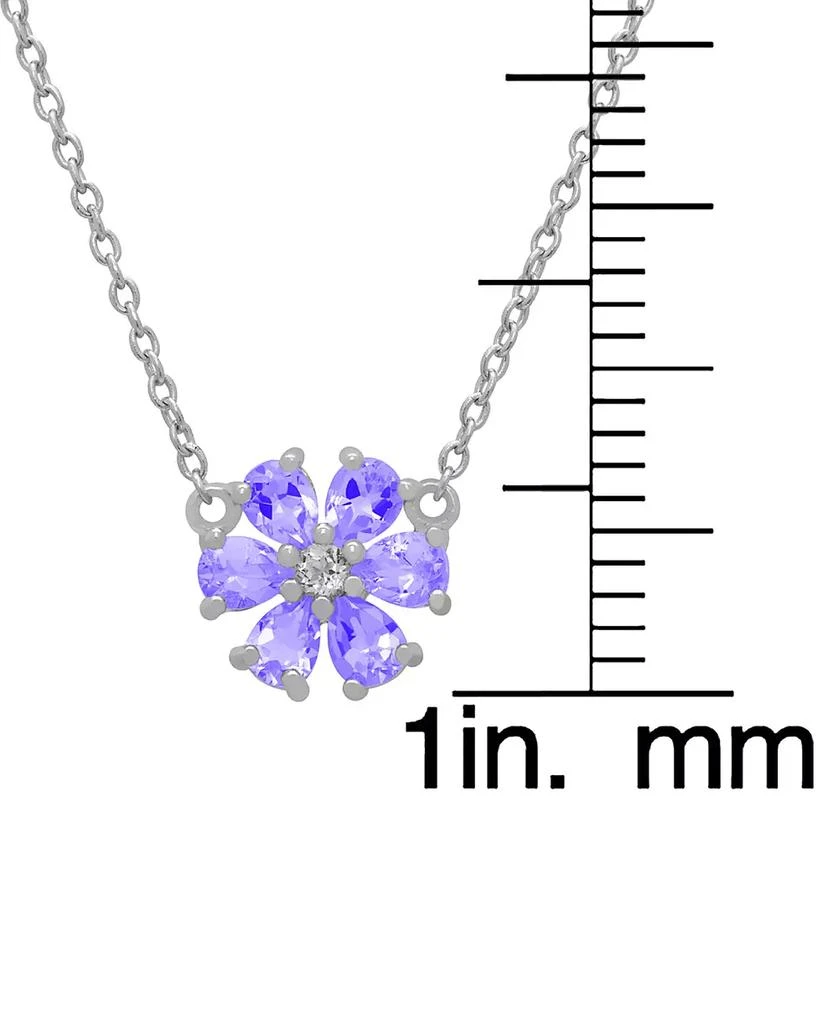 Macy
s 2-Piece Garnet (3.93 ct. t.w.)
Amethyst (3.90 ct. t.w.) Flower Earring and Necklace Set 2