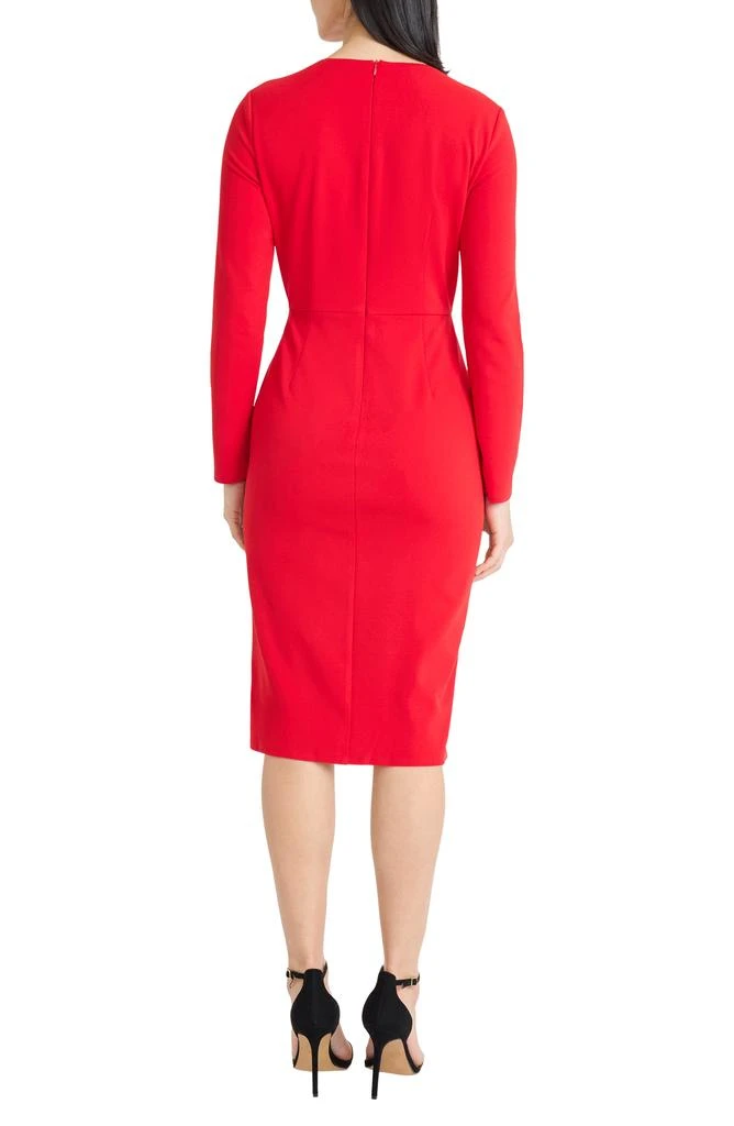 pleated long sleeve mini dress Iris Pleated Long Sleeve Mini Black / XS