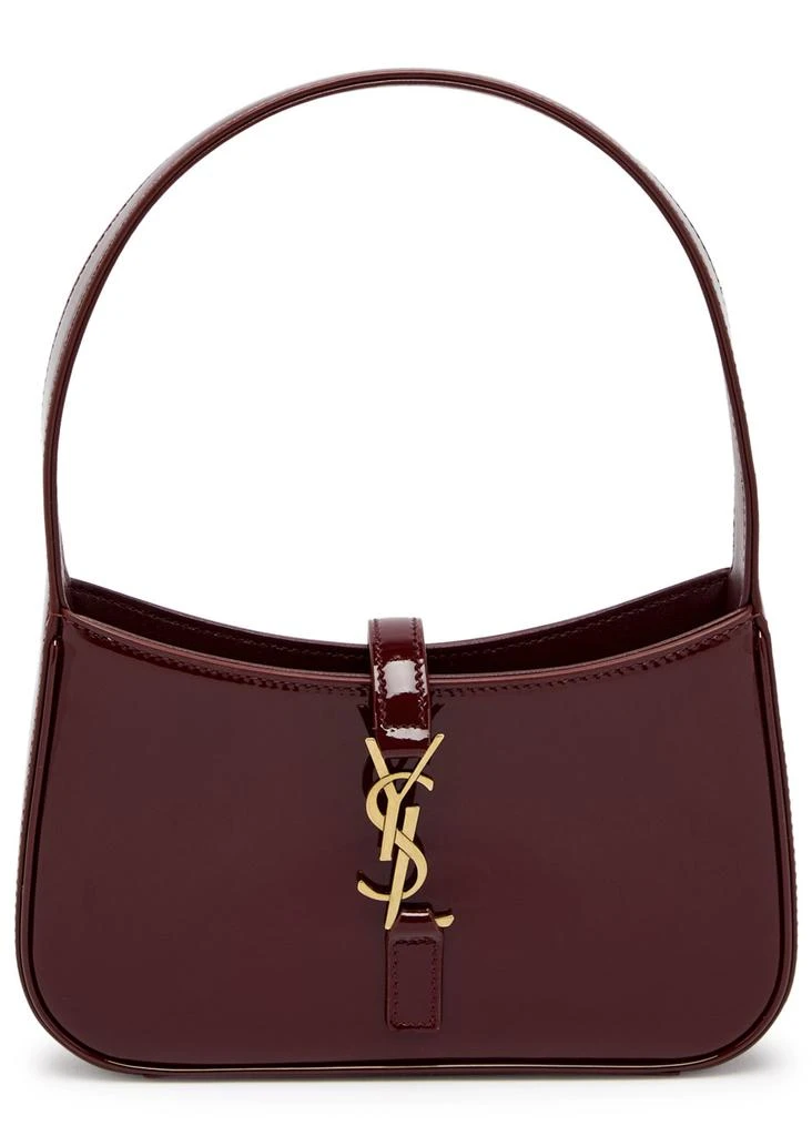 Yves Saint Laurent Le 5 à 7 mini patent leather shoulder bag  1