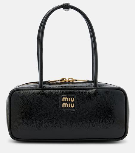 Miu Miu Black Beau bag in naplak patent leather - Tote Bags