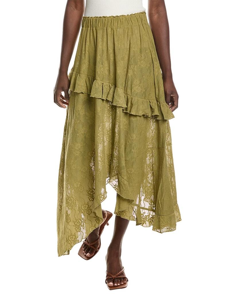 WeWoreWhat WeWoreWhat Lace Ruffle Skirt