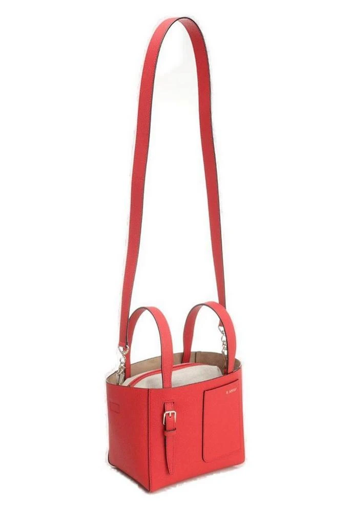 VALEXTRA Valextra Patch-Pocket Zip-Up Mini Tote Bag 3
