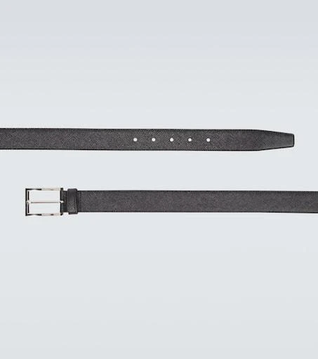 Prada Logo Saffiano leather belt 4