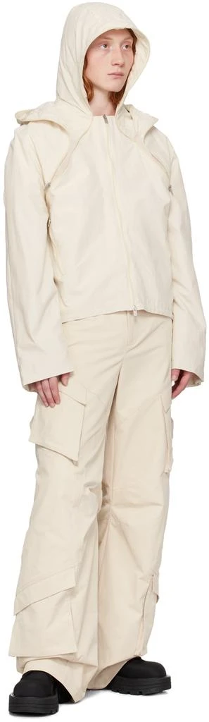 Heliot Emil Beige Cellulae Cargo Pants 4
